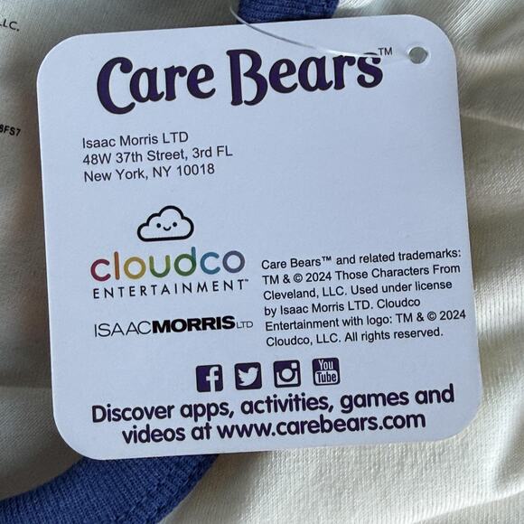 Care Bears Shirt Mens 2XL White Blue Ringer Roll With Me Skate Palace 1982 NYC - Picture 5 of 7